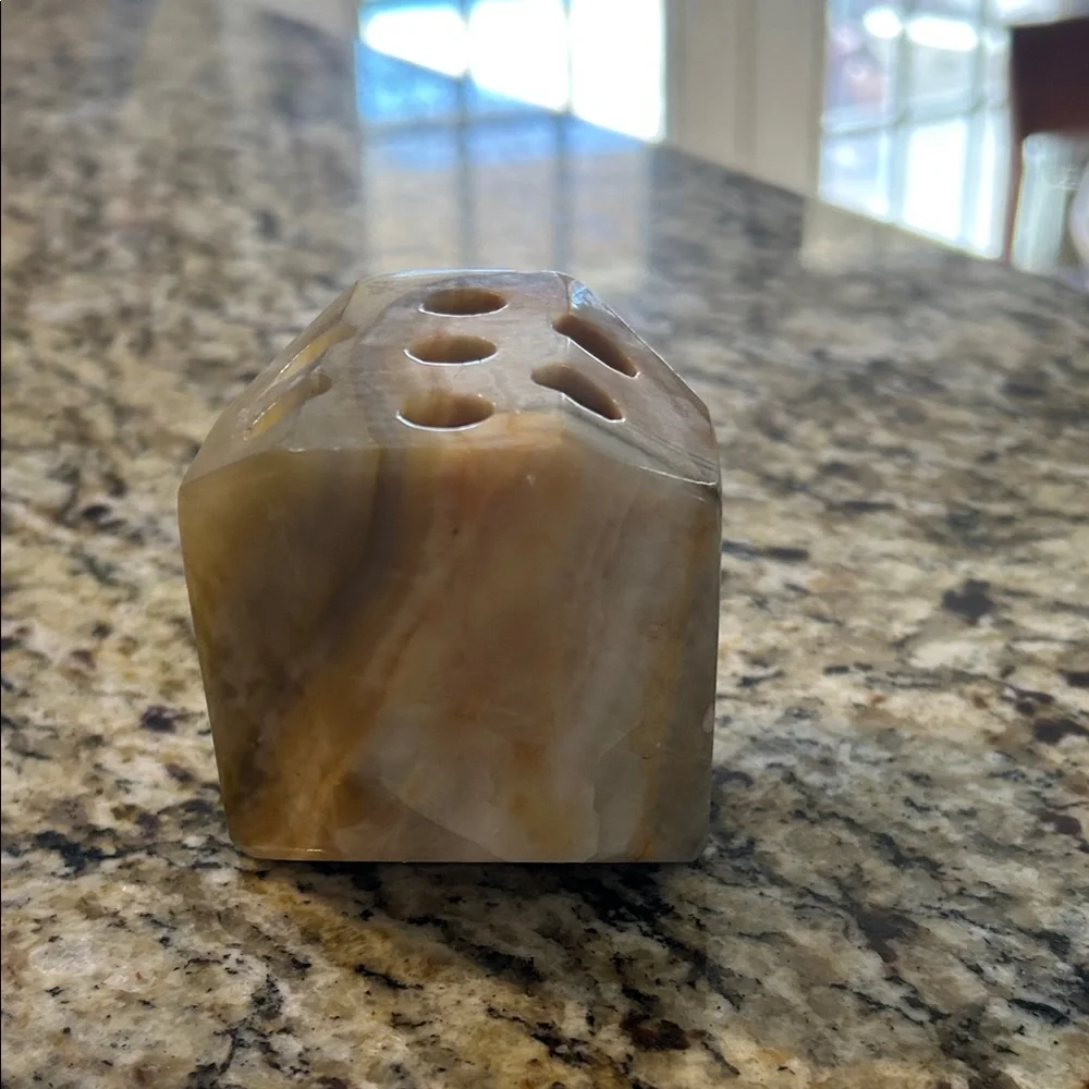 Marble Stone Pen & Pencil Holder
